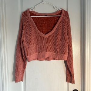 Free People Cropped Sweater